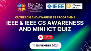 IEEE amp IEEE CS AWARENESS AND MINI ICT QUIZ [upl. by Harald]