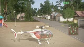 MD500 helicopter Nordic Terrain Tour  Maksniemi Arma 3 [upl. by Resiak]