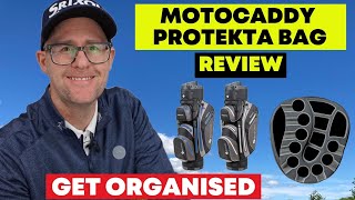 Get Organised  Motocaddy Protekta Golf Cart Bag  Waterproof and Stunning organiser top [upl. by Jenkel]