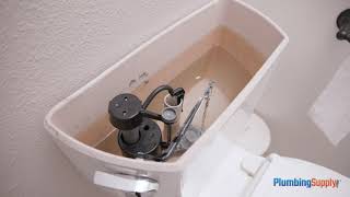 How to Install a Fluidmaster 400A Toilet Fill Valve  PlumbingSupplycom [upl. by Aymik]