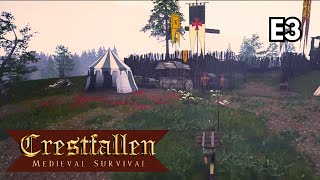 Crestfallen Medieval Survival  E3 Building Upgrades amp Dragon of Death [upl. by Imit]