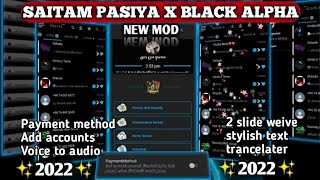 Saitem Pasiya X Black Alfa WhatsApp  New 2k22 [upl. by Nathanil]