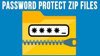 How to Password Protect a Zip File for Free [upl. by Meunier]