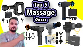 Top 5 Best Massage Gun In India 2022  Under Rs 2500 Rs 3000 Rs 5000 [upl. by Ynohtona]