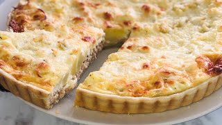 QUICHE AU THON ÉCONOMIQUE EXPRESS Avec recette de pâte brisée maison facile et rapide Deli Cuisine [upl. by Yhtak440]