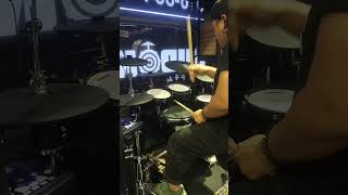 drum cover kasihnya Laila song by jinbara [upl. by Hsepid581]