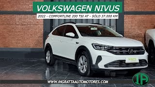 Volkswagen Nivus Comfortline 200 TSI AT  2022  Sólo 37000KM [upl. by Matazzoni]