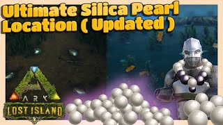 Silica Pearl Location in Lost Island  Updated  in ARK Survival Evolved [upl. by Volding]