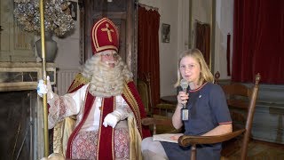 Oisterwijkse Eveline bij Sinterklaas op bezoek [upl. by Hakaber]