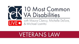 10 Most Common VA Disabilities Among Veterans [upl. by Weikert11]