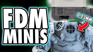 Printing FDM Miniatures on arguably the WORLDS BEST FDM PRINTER [upl. by Eisen204]