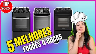 Qual o Melhor FOGÃO 4 BOCAS para comprar Top 5 Melhores FOGÕES 4 BOCAS de 2025 [upl. by Dorey655]