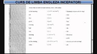 Curs de limba Engleza incepatori temavocabular  Lectia 2 [upl. by Clite414]