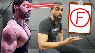 Myron Gaines  NO IDEA How to Train Workout Reaction [upl. by Nillad]