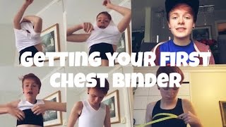 Getting a chest binder  Putting it on where to get it how to measure [upl. by Yrok]