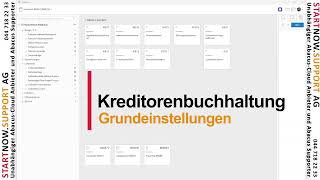 Schulung Kreditorenbuchhaltung Grundeinstellungen [upl. by Nolrah]