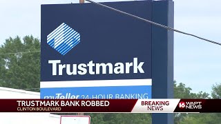 Clinton bank robbery under investigation [upl. by Namrej]