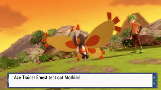 Where to find a trainer with 47 Mothim  Pokemon Brilliant Diamond amp Shining Pearl Remake [upl. by Albrecht]