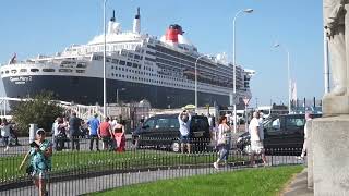 Queen Mary 2 Liverpool Pierhead September 6th 2024 [upl. by Sapers]