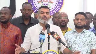 Mombasa governor distance himself from the case of bloggerbruceterming as politically instigated [upl. by Inesita]