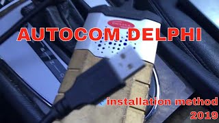 AUTOCOM DELPHI Installation 2019 [upl. by Madelle]