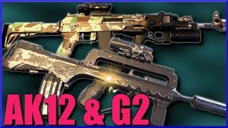 GHOST RECON WILDLANDS AK12 and G2 Bullet Drop Comparison [upl. by Anali496]