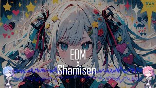 63【和風BGM】 Japanese Modern Fusion Shamisen Metal amp Dance Electronic 🎧 [upl. by Ahsienal]