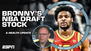 Woj amp Bobby Marks give the latest on Bronny James NBA Draft stock  NBA Today [upl. by Gettings]