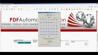 How To Insert A Popup CalendarDate Picker into a PDF Form [upl. by Zolnay]