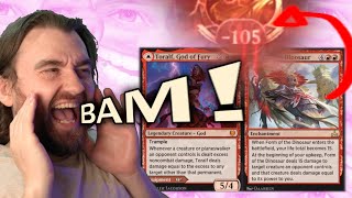 SURPRISE ITS THE TORALF NUKE Infinite Draws Toralf Dragonform Combo Historic MTG Arena [upl. by Annaer]