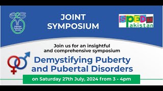 Webinar on Demystifying Puberty and Pubertal Disorders [upl. by Akenet]