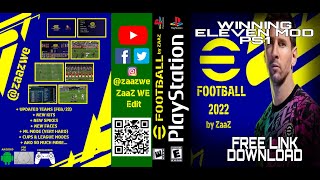 WINNING ELEVEN PS1 MOD EFOOTBALL 2022  EPSXE [upl. by Hobey848]