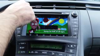 Toyota Prius bilstereo Android navigation installation [upl. by Llertnac]