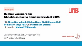 Bücher von morgen Abschlusslesung Romanwerkstatt 2024 [upl. by Horten443]