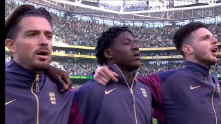 Republic of Ireland vs England National Anthem  UEFA Nations League 202425 [upl. by Karina]