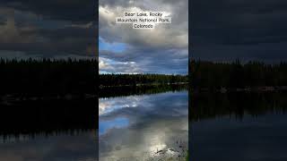 Captivated by the clouds at Bear Lake Rocky Mountain National Park colorado travel explore [upl. by Faulkner]