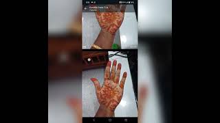 Henna review from customer 😍 minivlogs trendingshorts udumalpet henna stain proof [upl. by Rafat647]