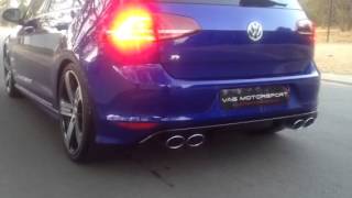 VAG Motorsport Golf 7R downpipe sound [upl. by Alle88]