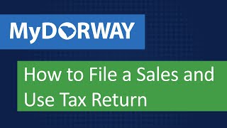 How to File a Sales and Use Tax Return [upl. by Anaeli]