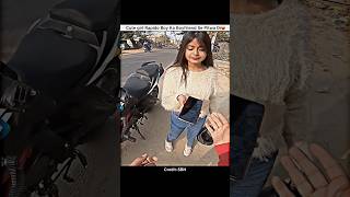 Rapido On Super Bike Cute girl Reaction🥰shorts bike rider cutegirl reaction rapido superbike [upl. by Ruder]