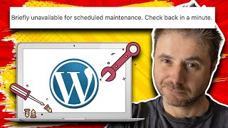 How to Fix WordPress Stuck in Maintenance Mode [upl. by Hulbig]