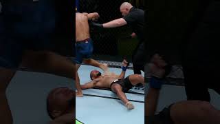 Not sure weve seen a KO like that before 👀 UFCVegas100 [upl. by Landes998]