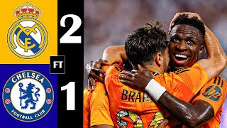 Real Madrid vs Chelsea 21 Highlights amp All Goals  Club Friendlies 2024 HD [upl. by Dukey]