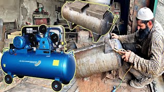 Incredible Air Compressor Production Making An Air Tank Machine [upl. by Olracnaig]