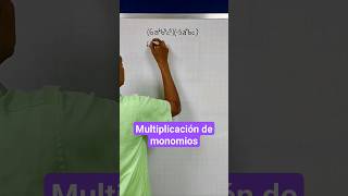 Multiplicación de monomios Matemáticas multiplicación monomios Aprender Educación álgebra [upl. by Nosniv492]