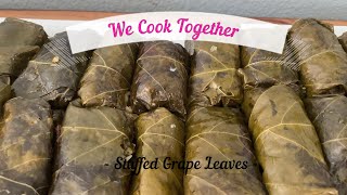 STUFFED GRAPE LEAVES  DOLMAS WARAK ENAB  VEGETARIAN  MAZA [upl. by Jazmin676]