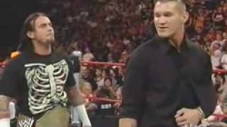 CM Punkamp Randy Orton first promo ever [upl. by Chamberlin]