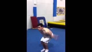 Cheerleading and gymnastics trick Rubberband [upl. by Gorlicki]