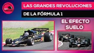 LAS GRANDES REVOLUCIONES DE LA F1 el primer efecto suelo  SoyMotorcom [upl. by Hyacinthia]