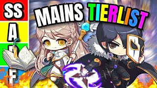 Maplestory BEST Mains TIERLIST pre milestone [upl. by Erny]